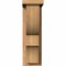 Ekena Millwork Ridgewood Smooth Corbel w/Backplate, Western Red Cedar, 5 1/2"W x 10"D x 18"H COR06X10X18RID01SWR - alternate 4